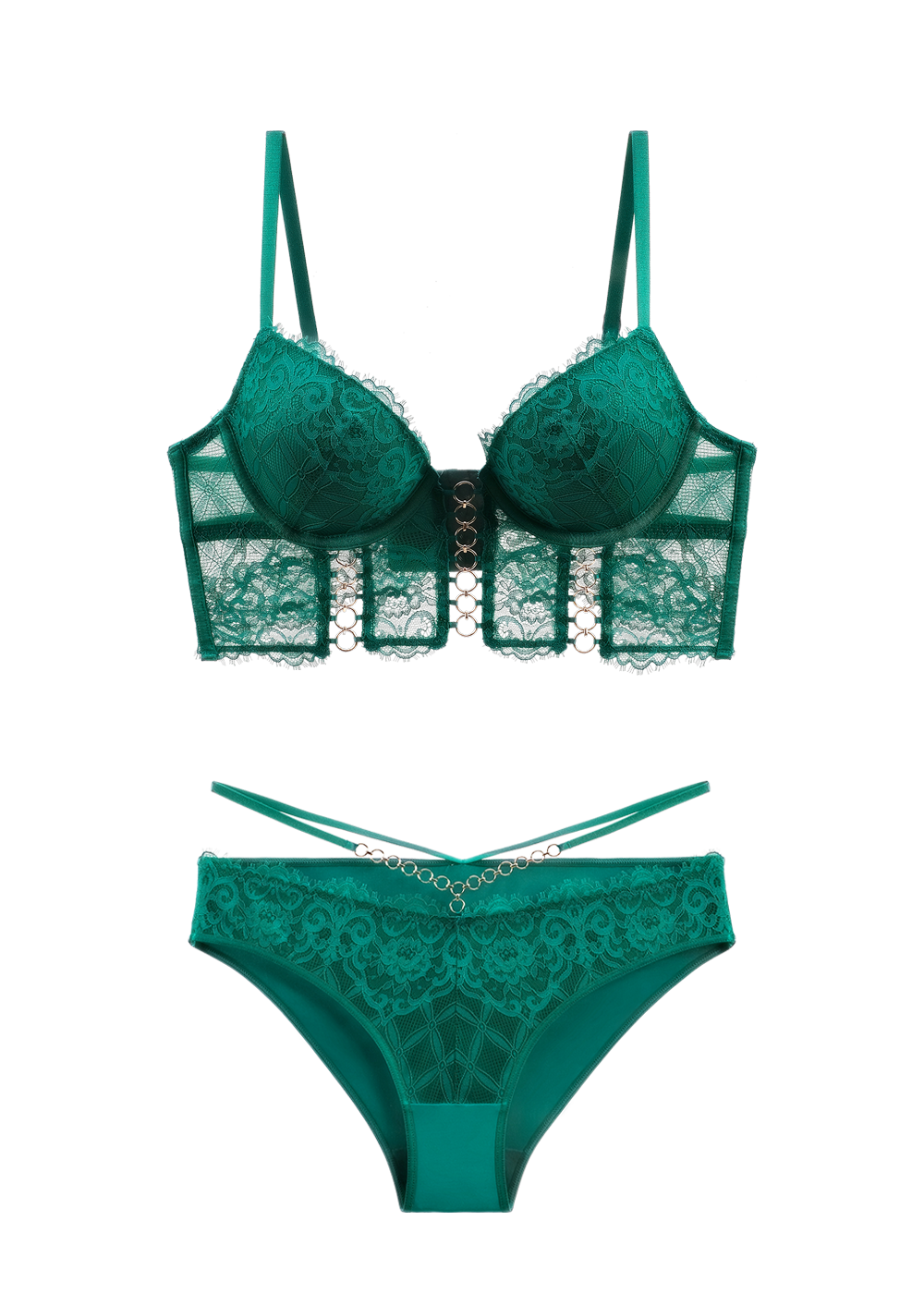 LILLIAN Lace Plus Bra & Panty Set