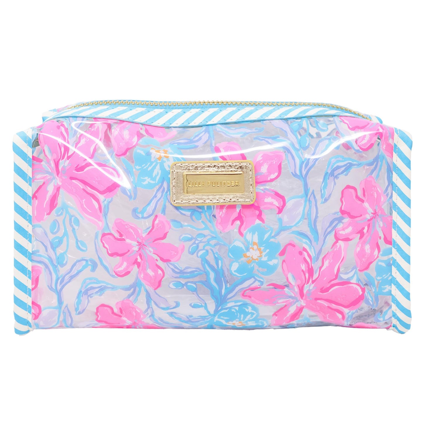 Lilly Pulitzer Vinyl Pouch, Beachside Haven