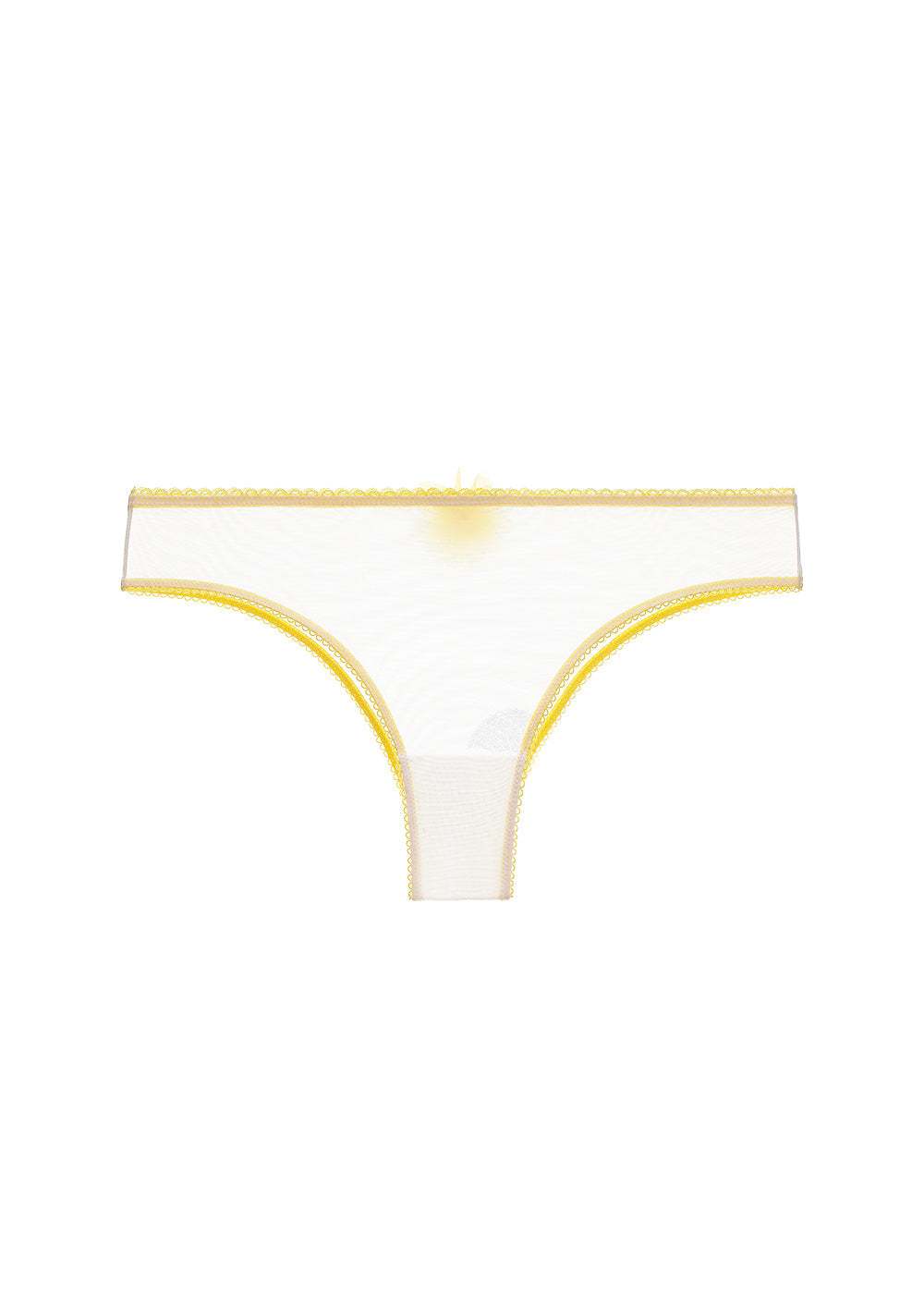 MAGNOLIA White Sexy Mesh Tanga Panties