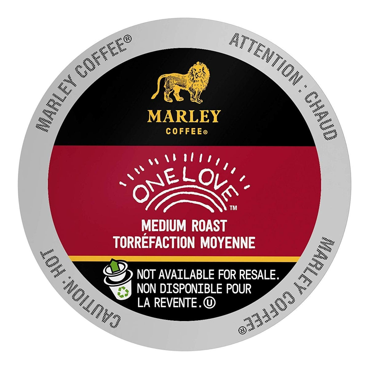 Marley Coffee One Love RealCup 96 Count – Single Serve Keurig Compatible