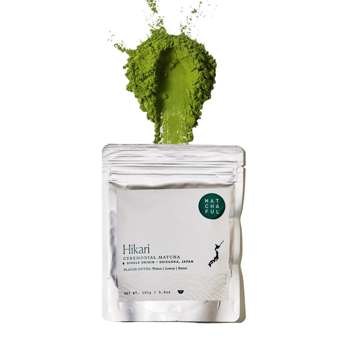 MATCHAFUL Hikari Ceremonial Matcha — Single Origin Shizuoka, Creamy Walnut, Lemon & Butter Notes