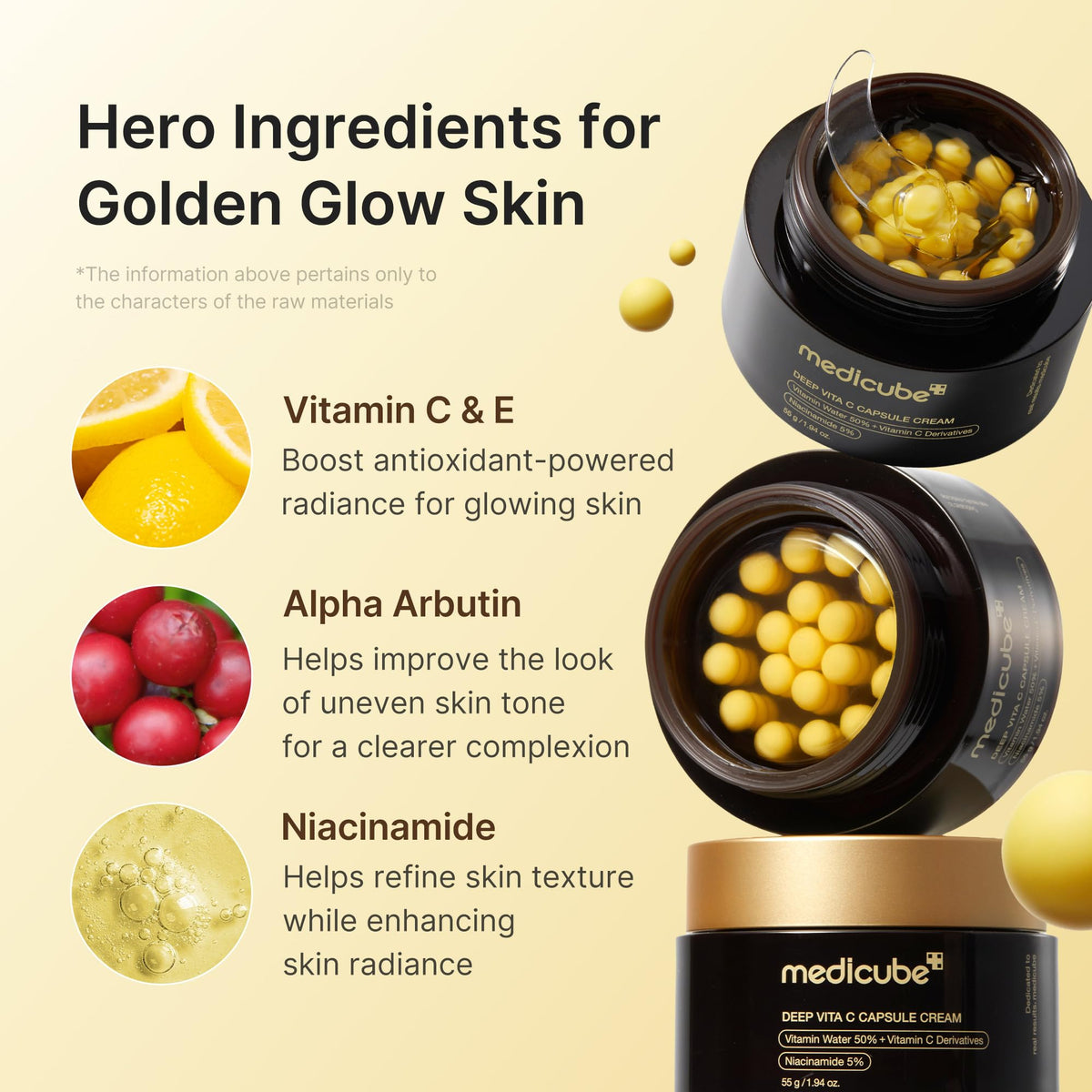 medicube Capsule Cream with Deep Vitamin C for Radiance
