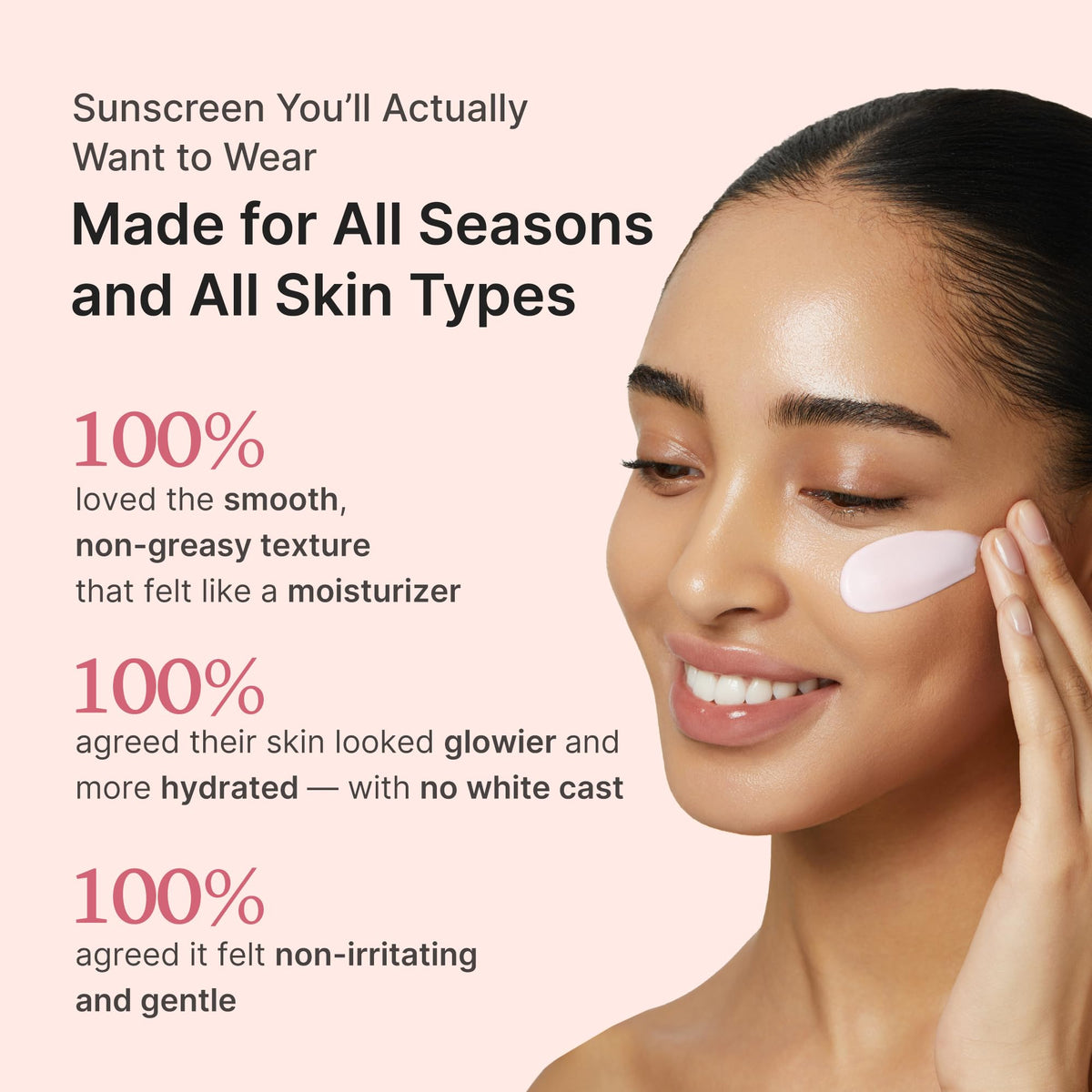 medicube Sunscreen No Cast Just Glow Collagen, SPF 50
