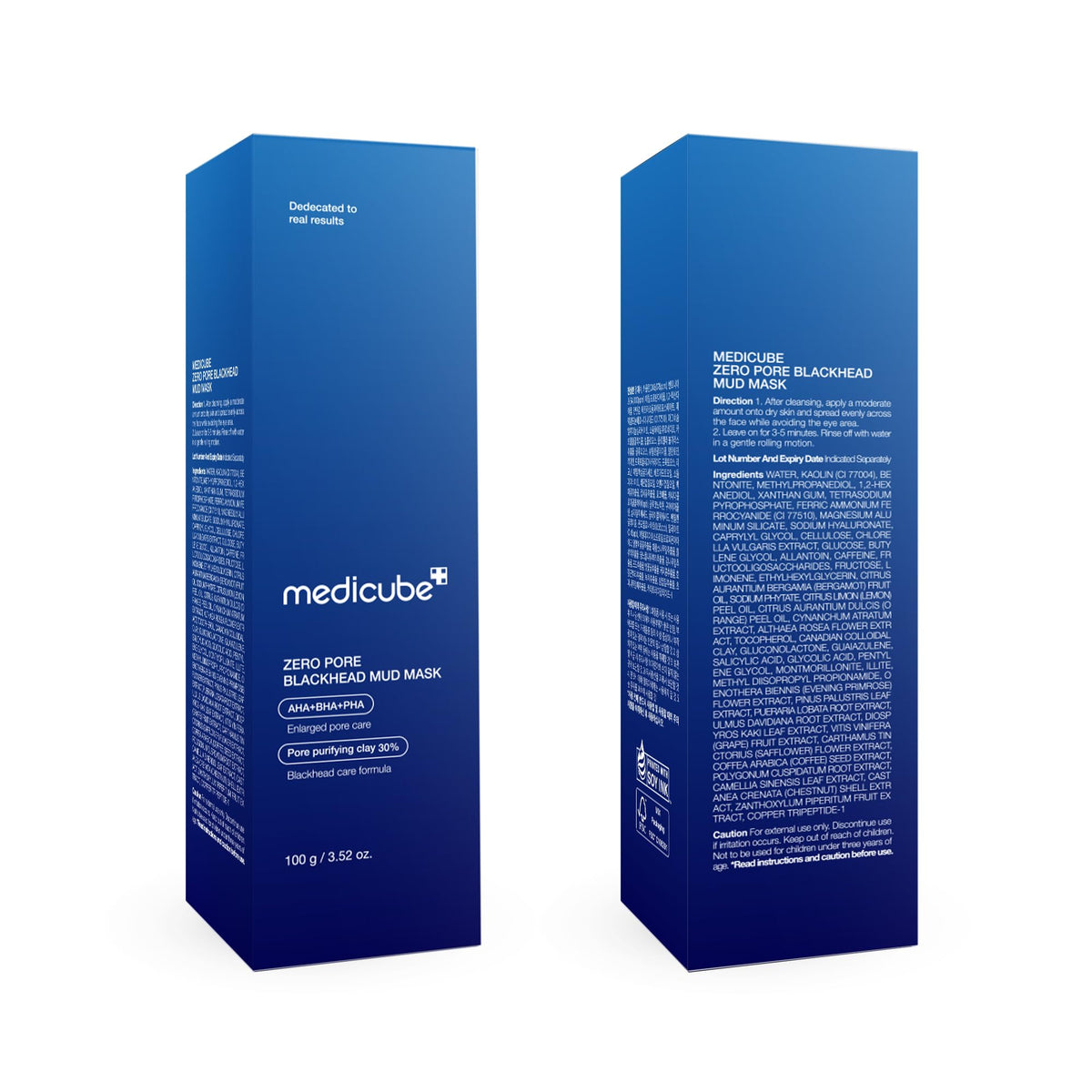 medicube Zero Pore Blackhead Mud Mask - Pore Cleansing & Gentle Exfoliating