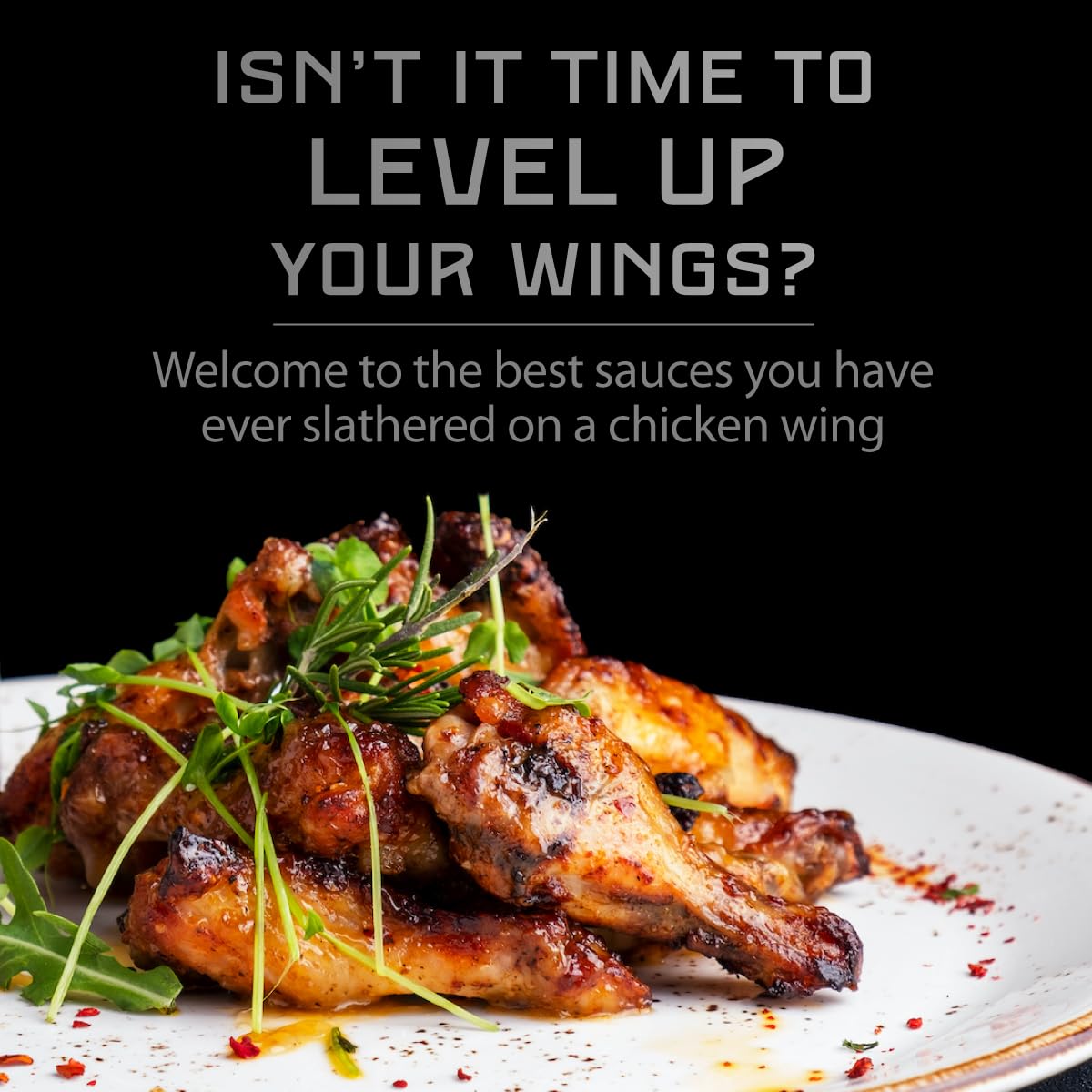 Melinda’s Craft Wing Collection – 6-Pack Wing Sauce Gift Set (12 oz) – Black Truffle, Ghost Pepper & More