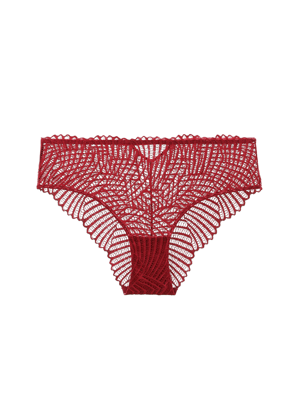 MILANO Plus Red Lace Brief Panties