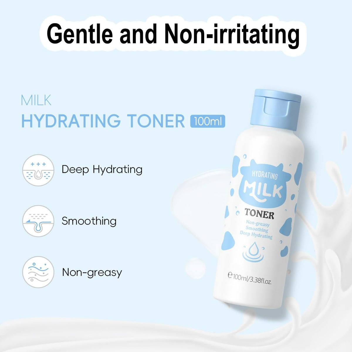 Milk Skin Care Set for Kids, 12 IN 1 Moisturizing & Gentle Milk Skincare for Girls 10-12, Skin Care Set For Kids Girl Ages 8-12 Birthday Gifts, Face Care Kit, Skin Care for Teens, Korean Skin Care