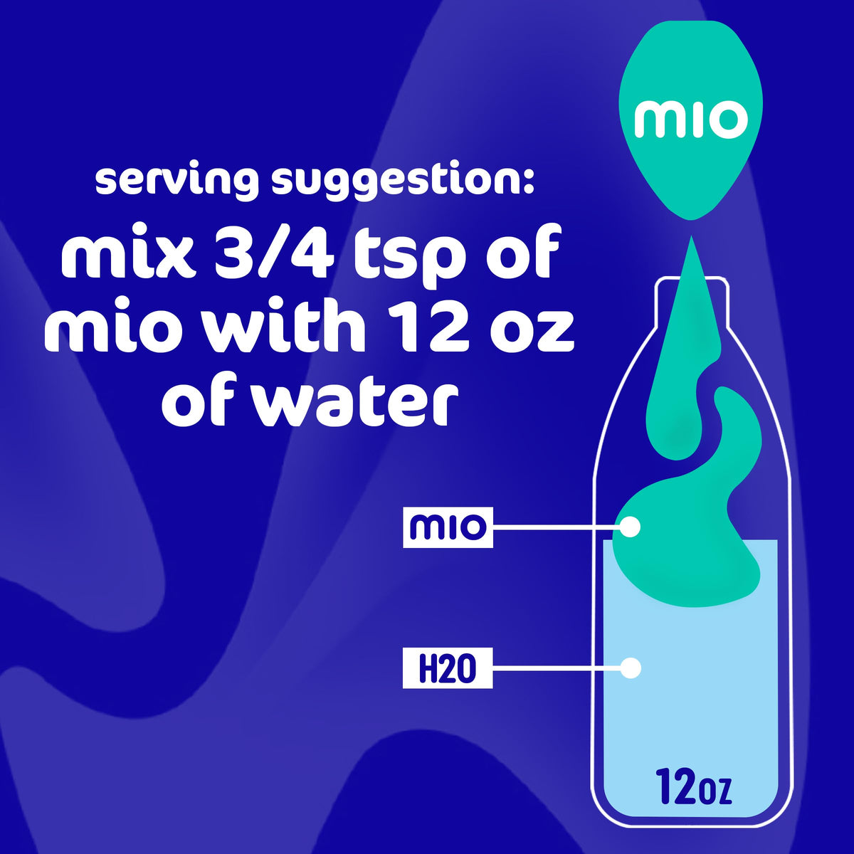 MiO Sport Berry Blast Liquid Water Enhancer, Caffeine Free, 1.62 fl oz – Pack of 12
