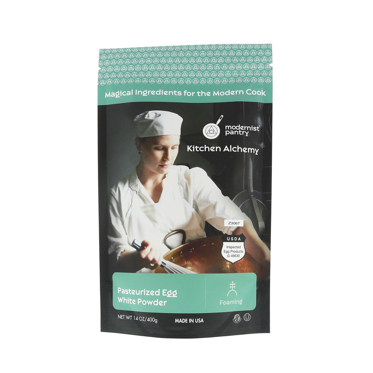 Modernist Pantry Egg White Powder – AAA Grade Albumen, Pasteurized, Gluten-Free, OU Kosher, 400g
