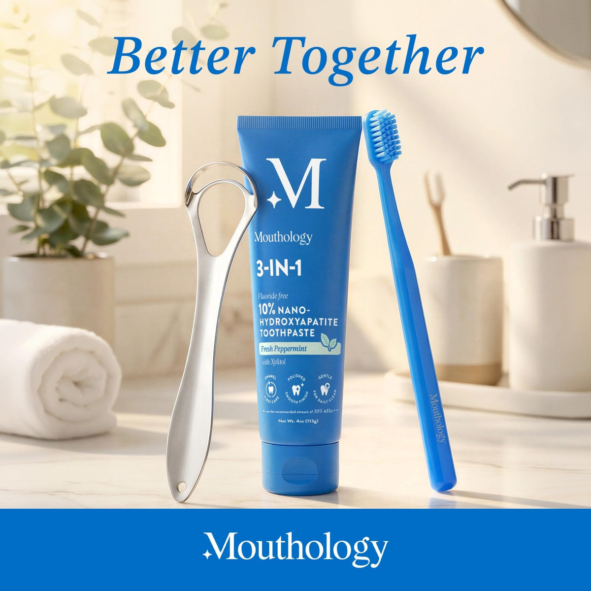 Mouthology Tongue Scraper for Adults (2 Pack), Reduce Bad Breath, Metal Tongue Scraper, Tongue Cleaner, Tongue Scraper, Stainless Steel Tongue Scraper, Tongue Cleaner for Adults, Tongue Scrubber