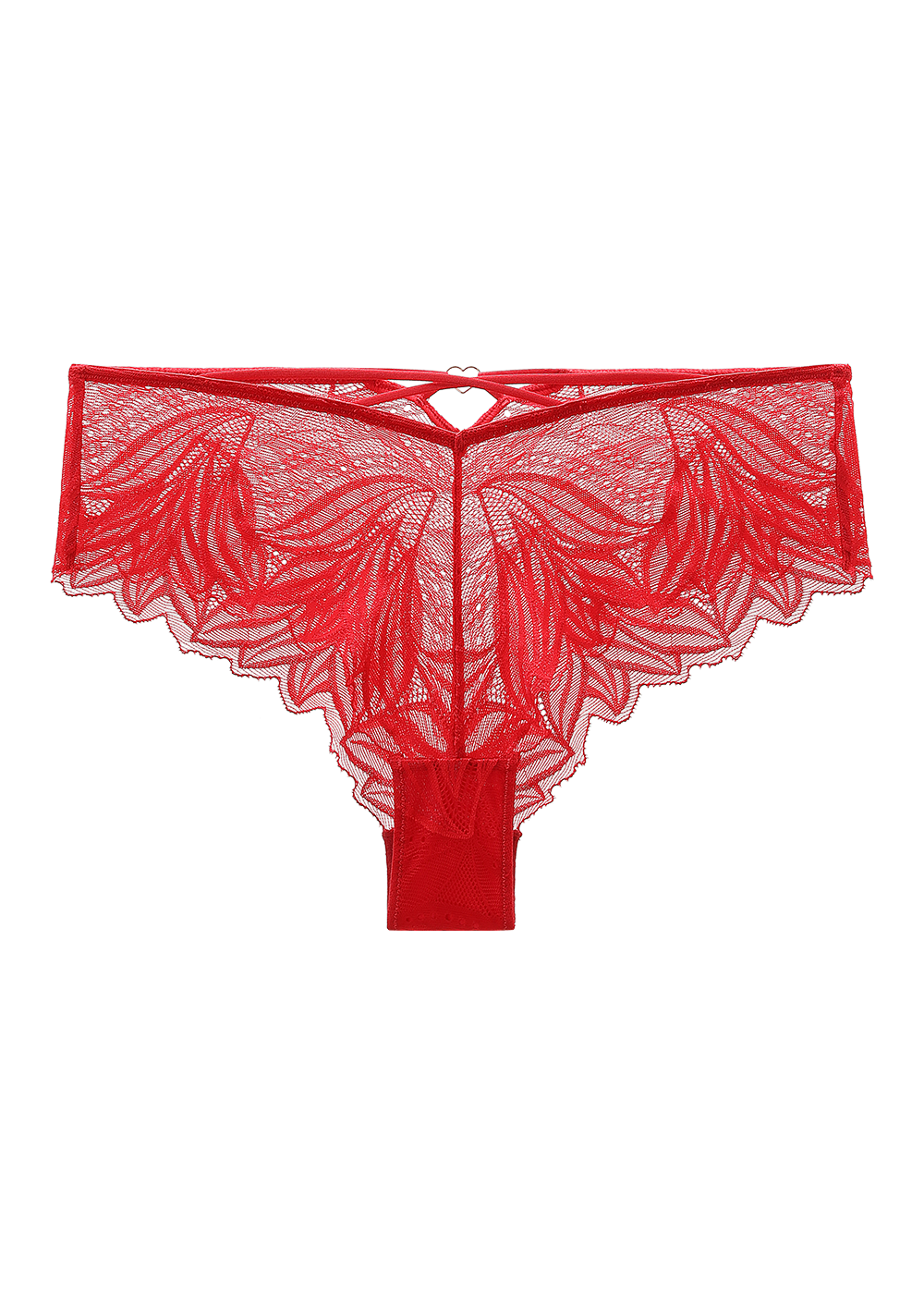 NATASHA Plus Sexy Red Lace Boyshorts Panties