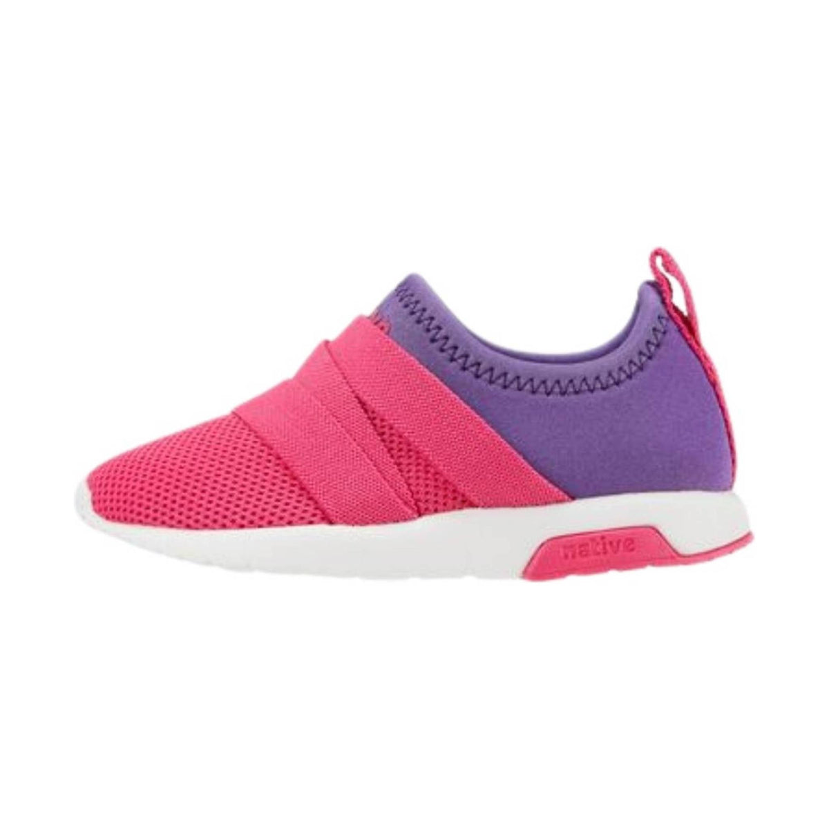 Native Kids' Toddler Phoenix - Starfish Purple/Hollywood Pink/ Shell White