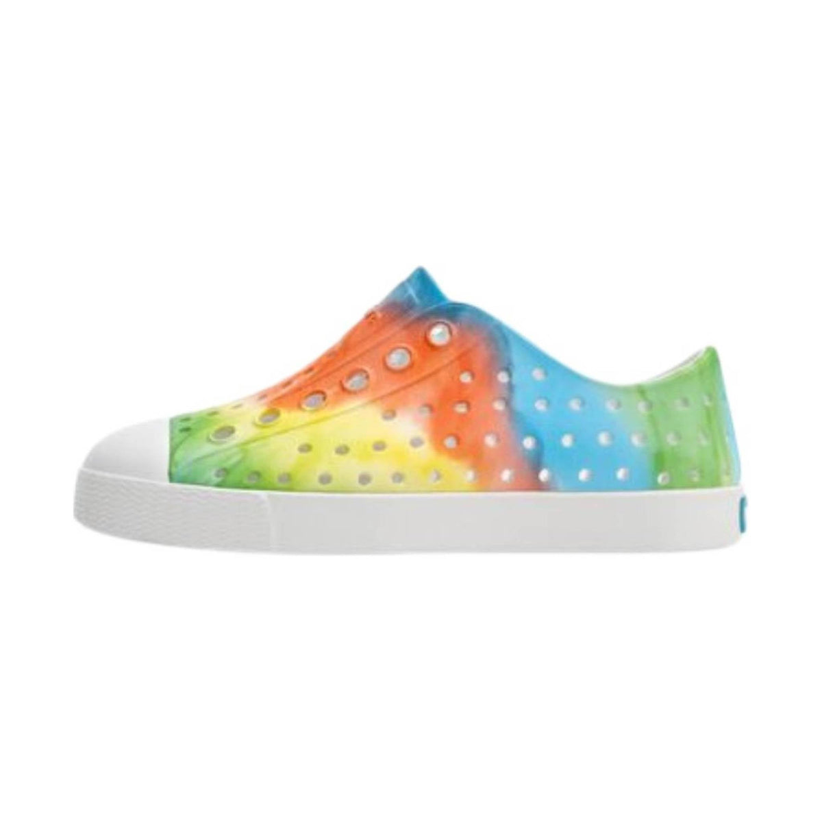 Native Kids' Youth Jefferson Sugarlite Print - Shell White/Rainbow Tie Dye