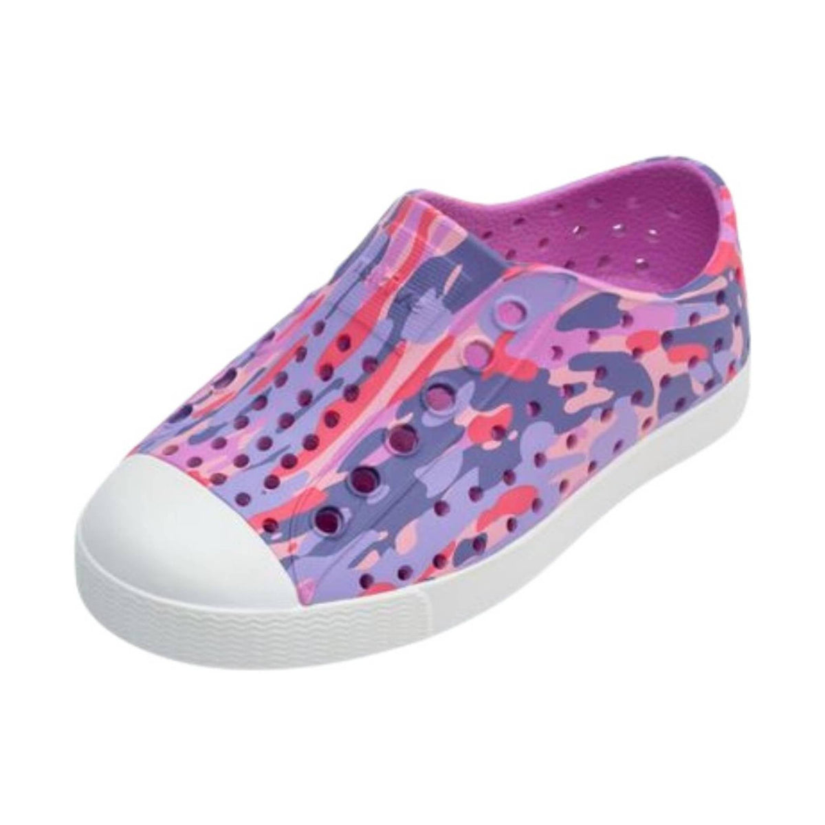 Native Kids' Youth Jefferson Sugarlite Print - Winterberry Pink/Shell White/Haze Eucamo