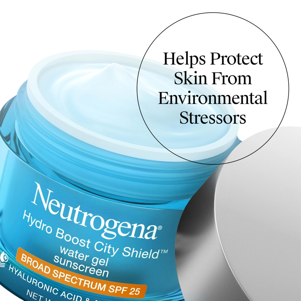 Neutrogena Hydro Boost City Shield Water Gel Face Moisturizer SPF 25 1.7 oz