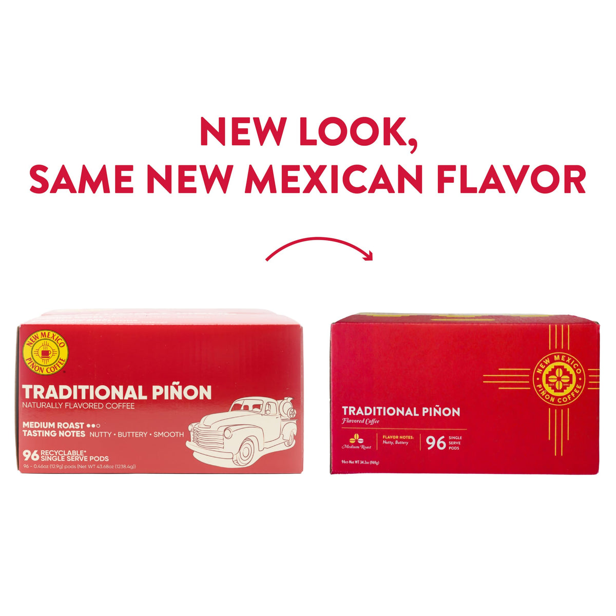 New Mexico Piñon K Cups - Piñon Medium Roast, 96 Count, Keurig Compatible