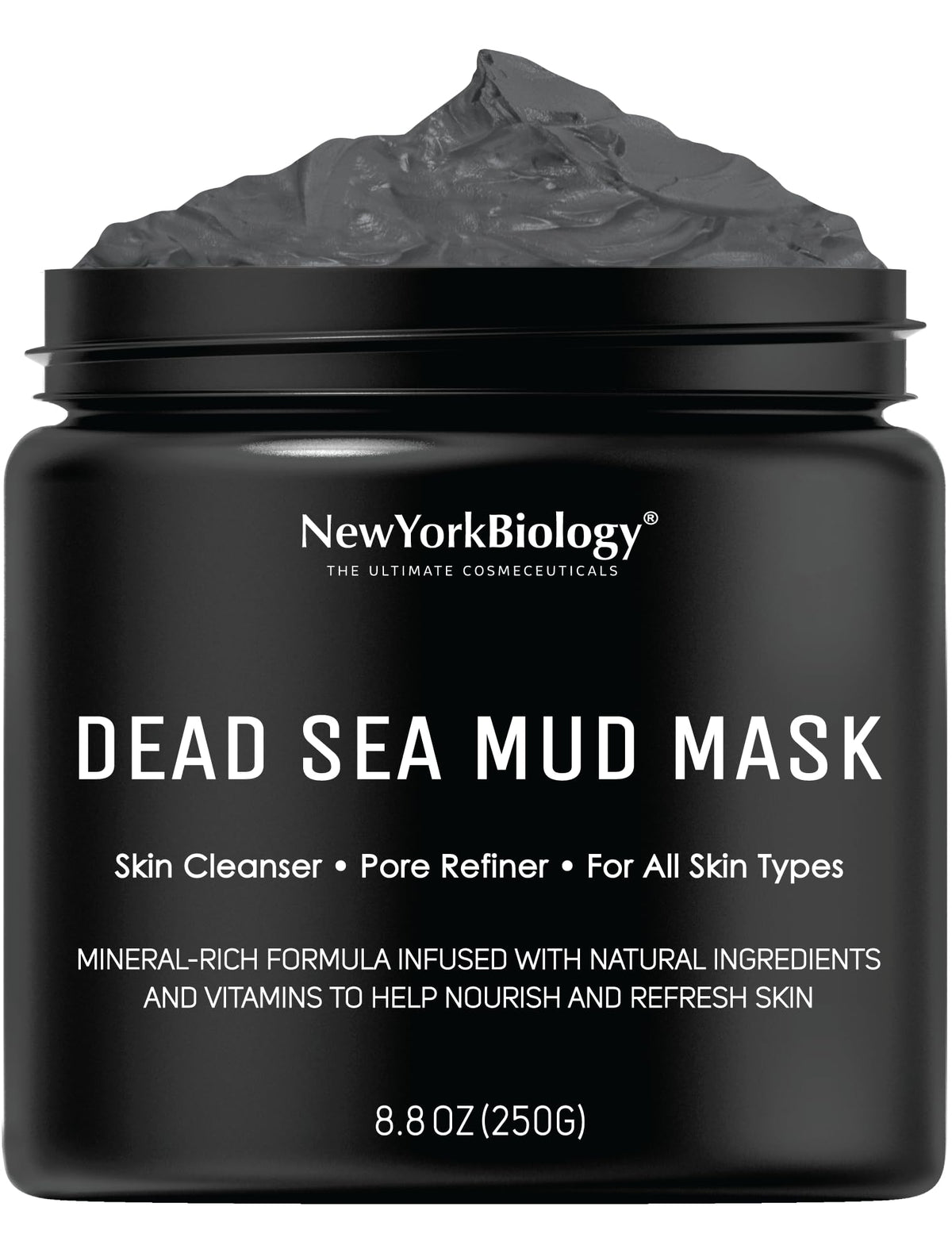 New York Biology Dead Sea Mud Mask for Face & Body - 8.8 oz