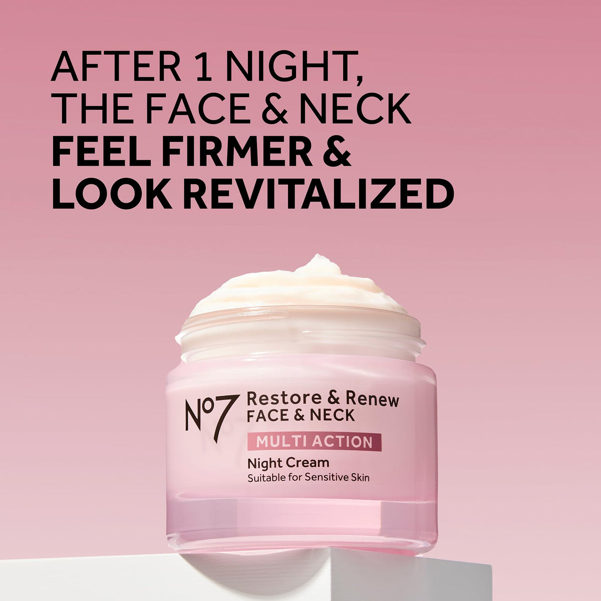 No7 Restore & Renew Face & Neck Sculpting Skincare System, 3-Piece Kit