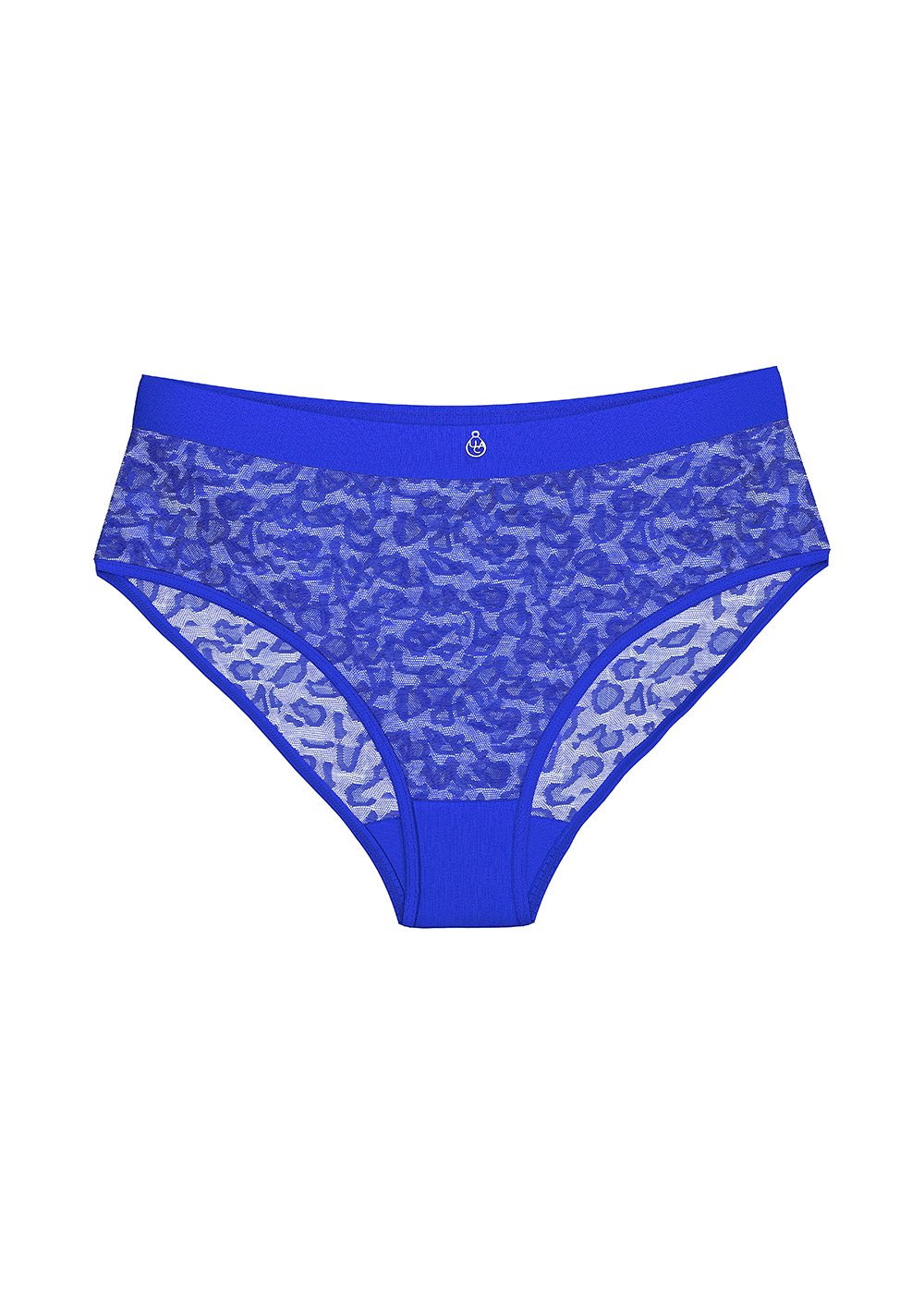 NOVA Leopard-Pattern Mesh Sexy High Waist Brief