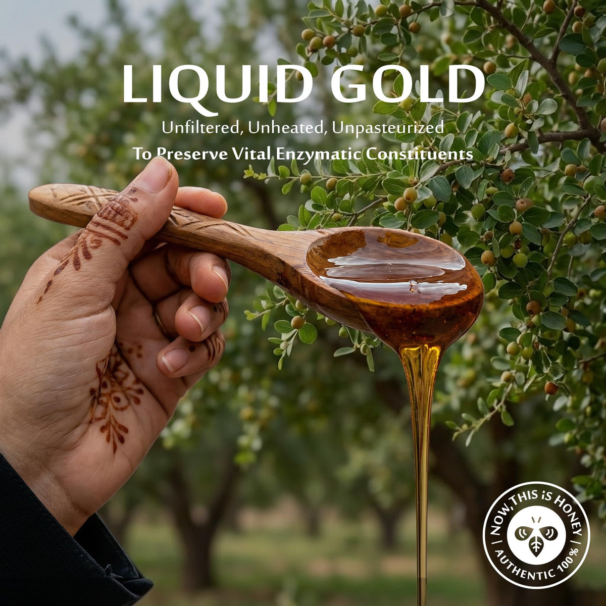 Now This Is Honey: Raw Yemeni Sidr Honey AA+ Grade | 10oz Glass Jar