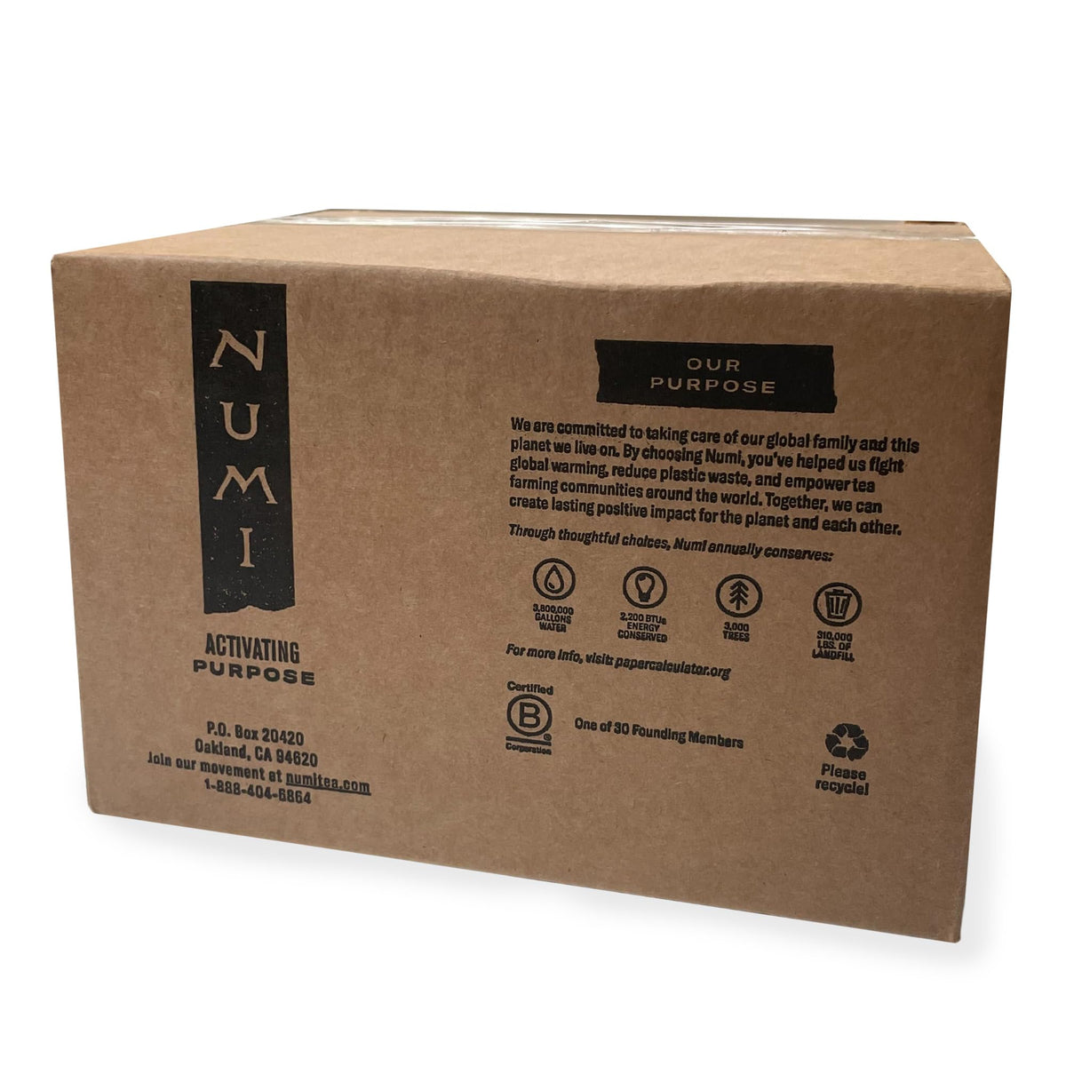 Numi Organic Chamomile Lemon Tea – Caffeine Free Calming Herbal Tea with Egyptian Chamomile & Lemon Myrtle (100 Bags)