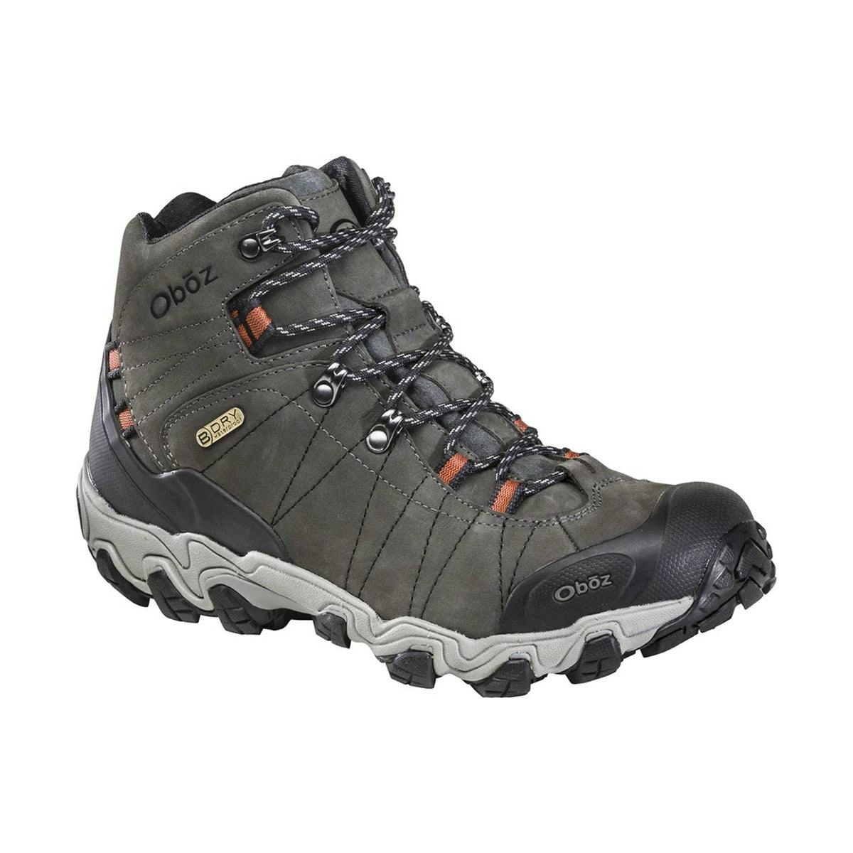 Oboz Men's Bridger Mid Waterproof Hiking Boot - Raven