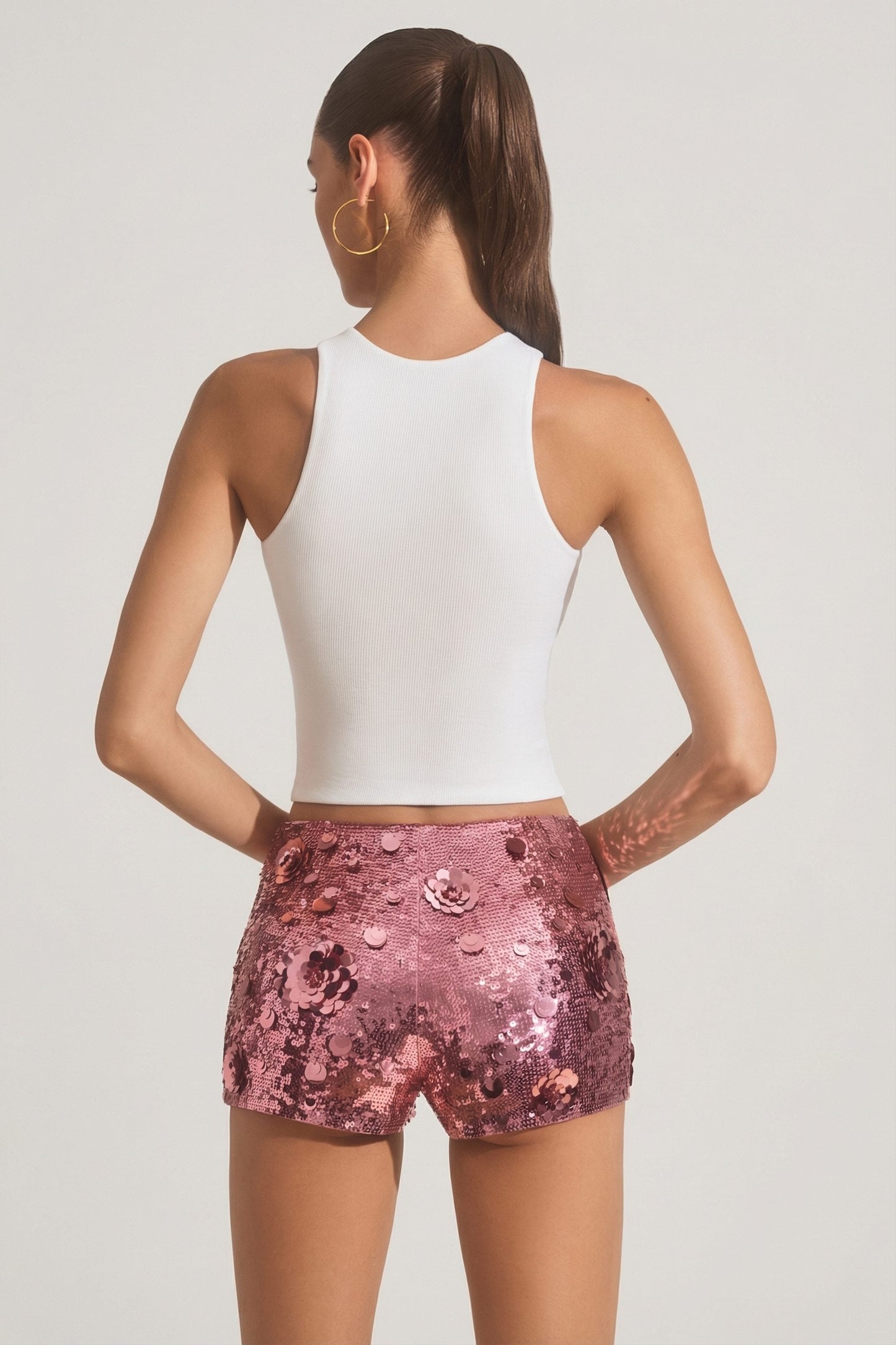 Modal Racerback Tank Top in White