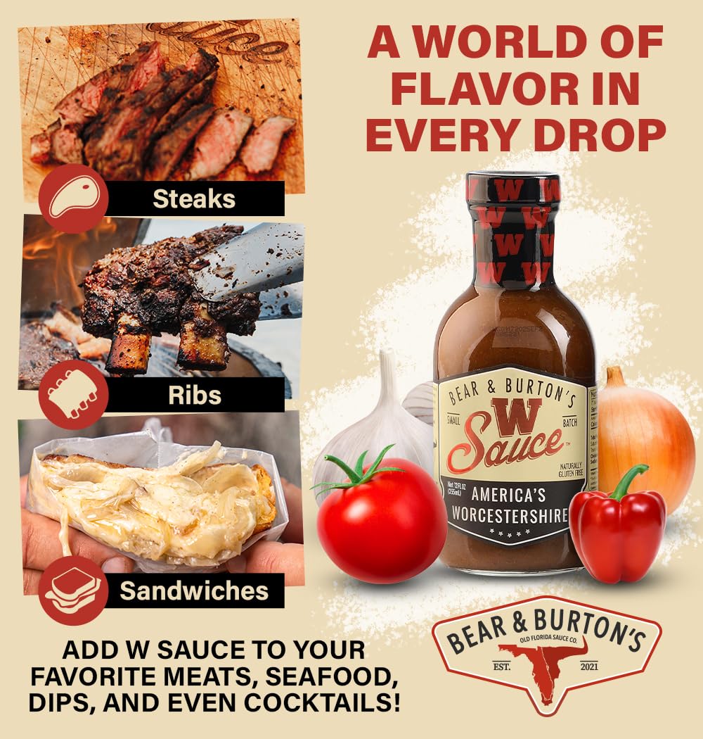 Bear & Burton's W Sauce 3pk by Old Florida Sauce Co. – Creamy Flavor Trio