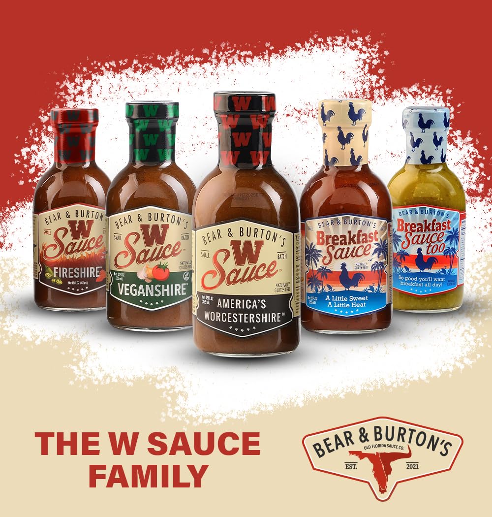 Bear & Burton's W Sauce 3pk by Old Florida Sauce Co. – Creamy Flavor Trio