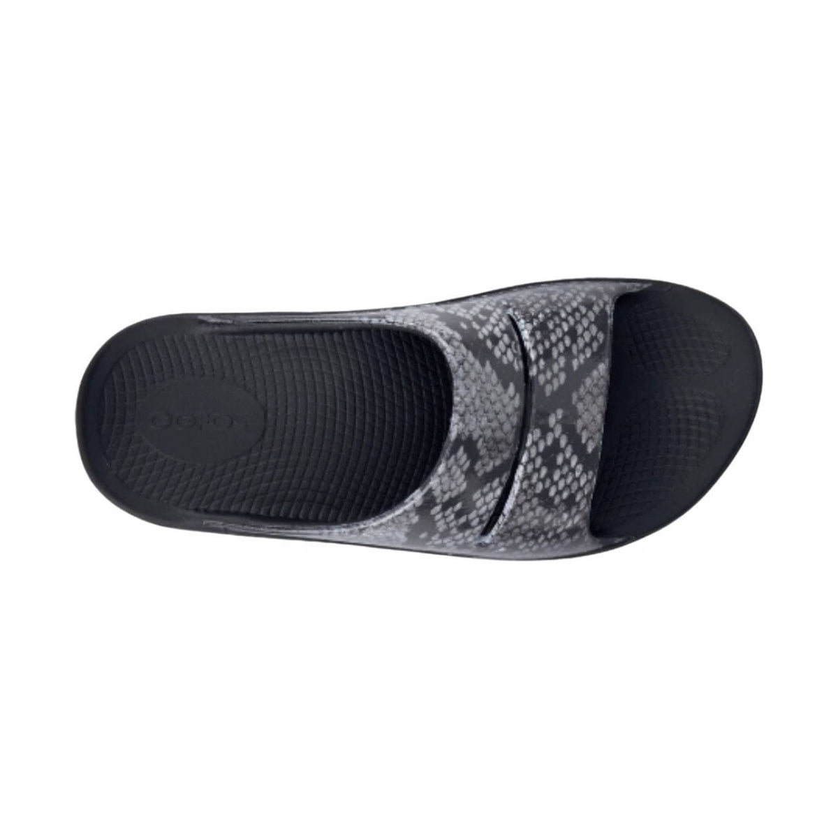 OOfos Women's OOahh Limited Slide - Snake - ONLINE STORE CREDIT/EXCHANGE ONLY