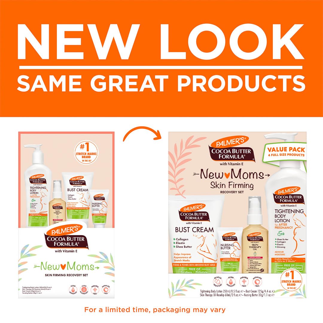 Palmer's Postpartum Essentials Cocoa Butter Formula Skin Care Kit (4 Piece)