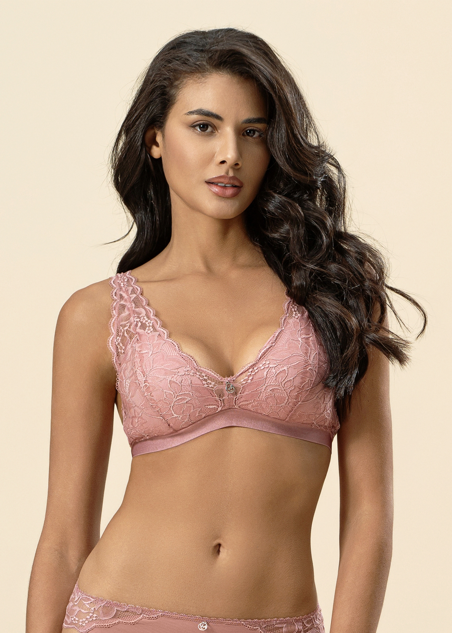 PEARL Lace Wireless Plunge Bra