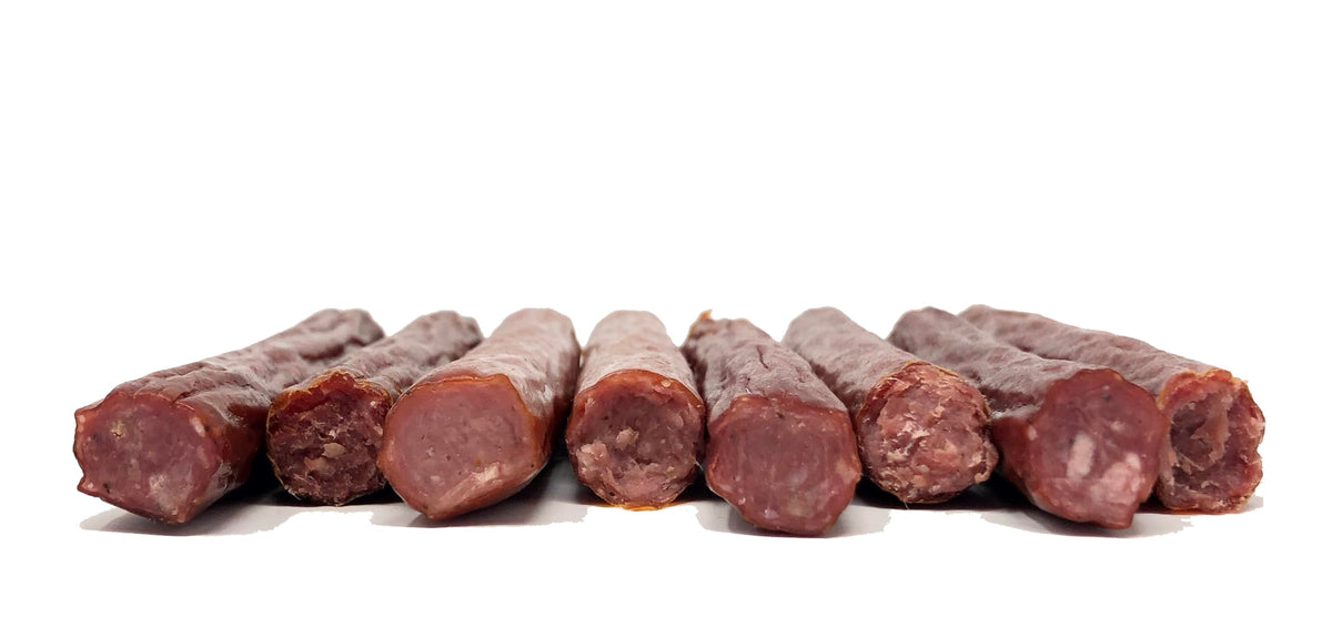 Pearson Ranch Elk Meat Sticks — Pack of 24 (1 oz Each) | No Nitrites, Zero Sugar, Paleo & Keto Friendly