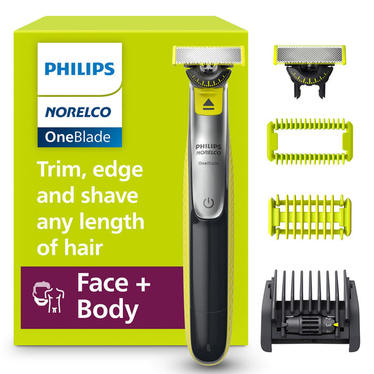 Philips Norelco OneBlade 360 Hybrid Face + Body Trimmer and Shaver