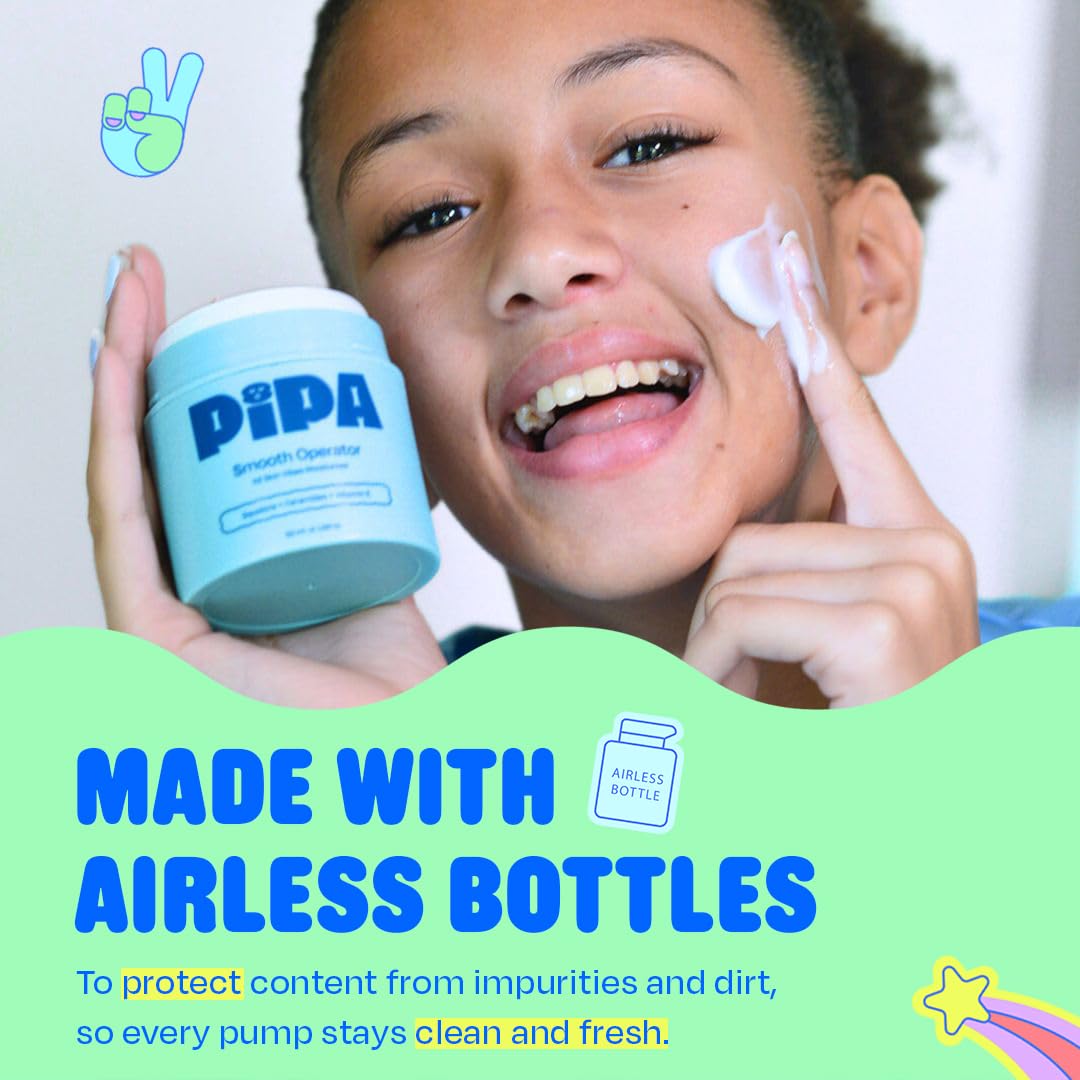 Pipa Skincare Cleanser, Moisturizer & Facial Mist Girls Birthday Gift Set