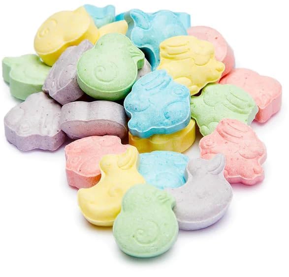 PITCHING PIGEON Sweet Tart Ducks, Chicks & Bunnies Easter Candy – 36oz Bulk