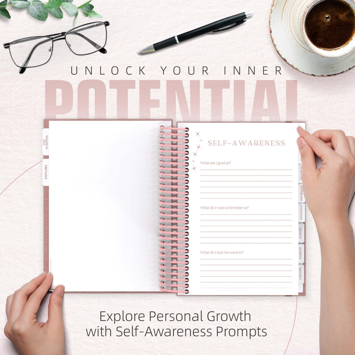 Planners with Purpose Self Care Journal, Self Love Workbook for Women