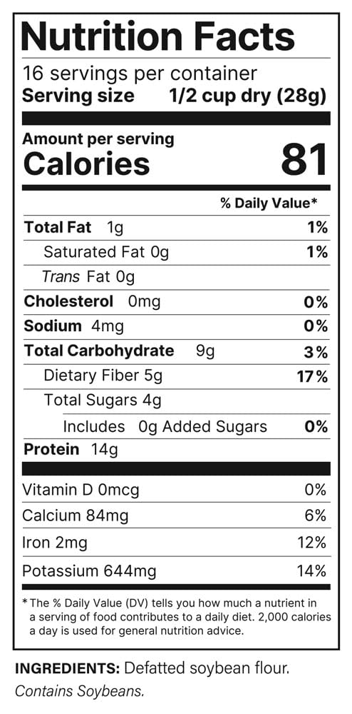 Plant Basics Hearty Plant Protein Chunks – Unflavored 6 lb Bulk Bag | Non-GMO, Gluten Free, Low Fat, Vegan Meat Substitute