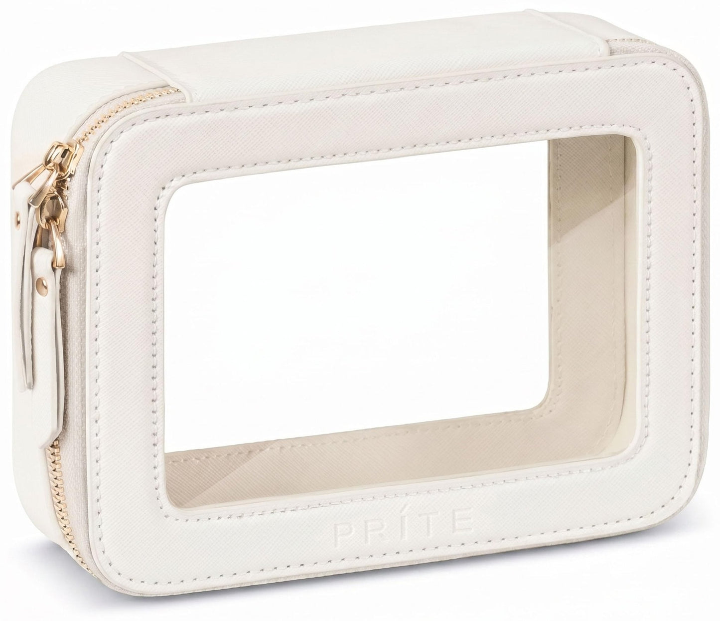Prite Clear Makeup Bag Travel Cosmetic Organizer Toiletry Case for Women