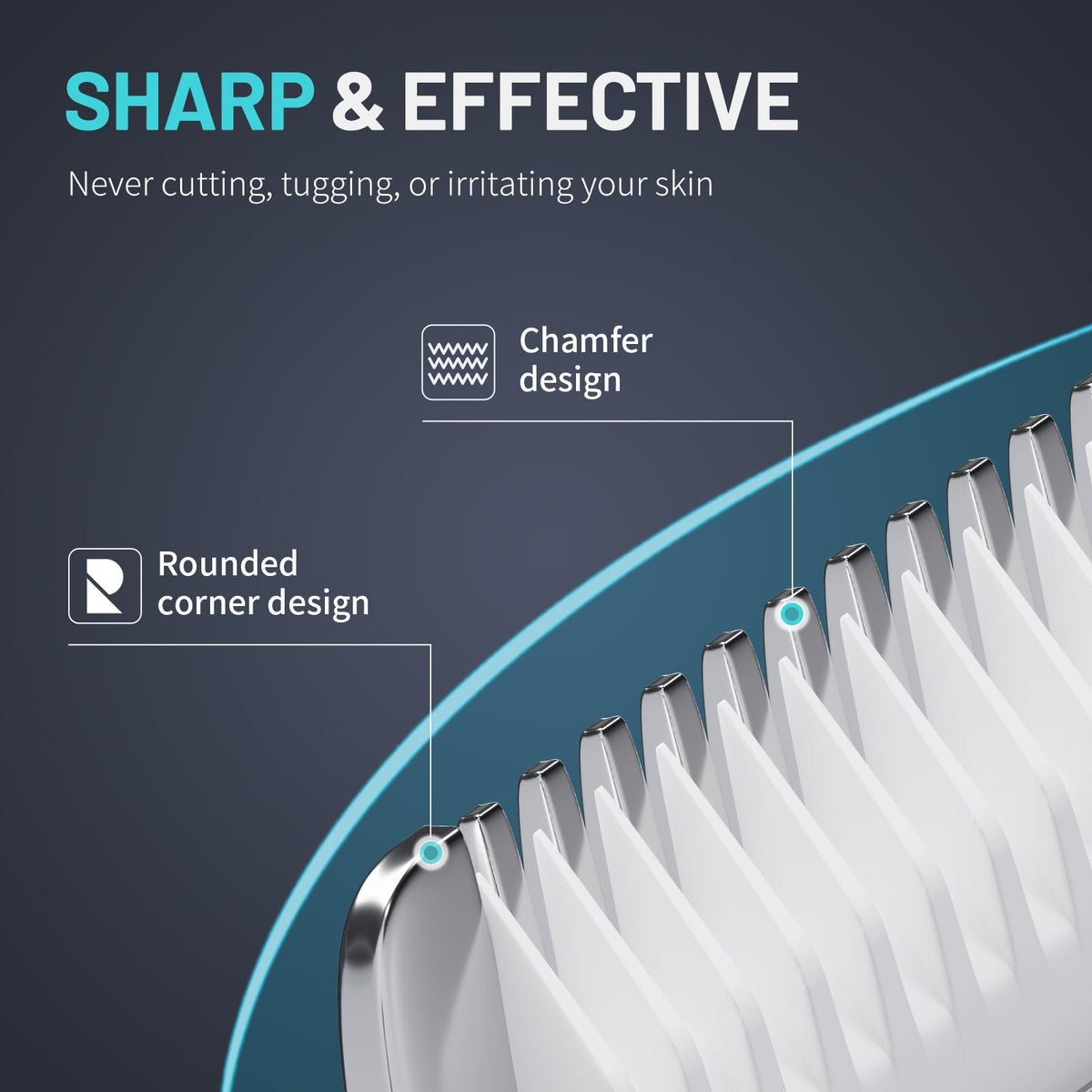 PRITECH Manscape Body Hair Trimmer - Waterproof Pubic Hair Ball Trimmer, Ceramic Blade Shavers Electric Razors for Men with USB-C Charging, Wet/Dry Use, Nick-Free Mens Grooming Kits, Gifts for Men