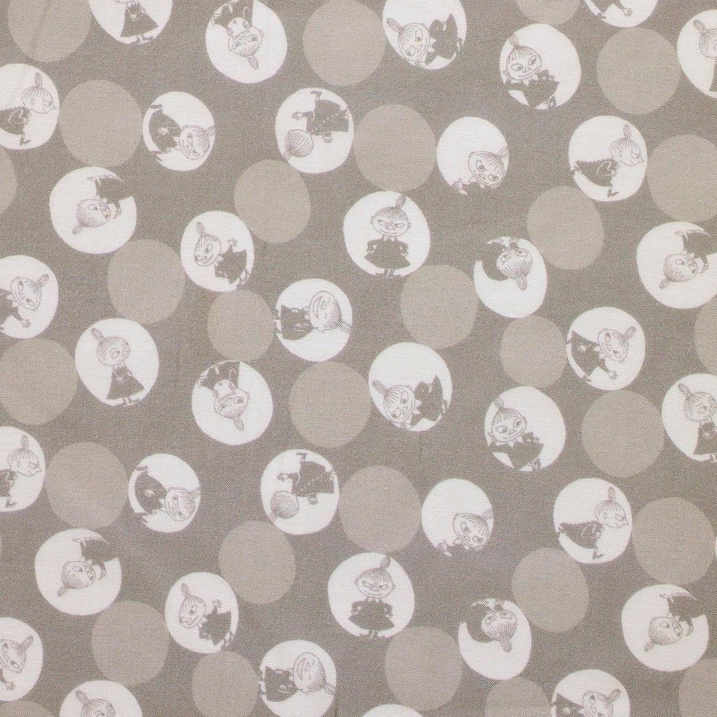 Quarter Report (Moomin) Moomin Basic Pouch Polka Dot Little My Taupe Approx. W 5.9 x H 4.1 x D 1.8 inches (15 x 10.5 x 4.5 cm) Cosmetics Cosmetic Pouch Women's (Zippered) [Made in Japan]