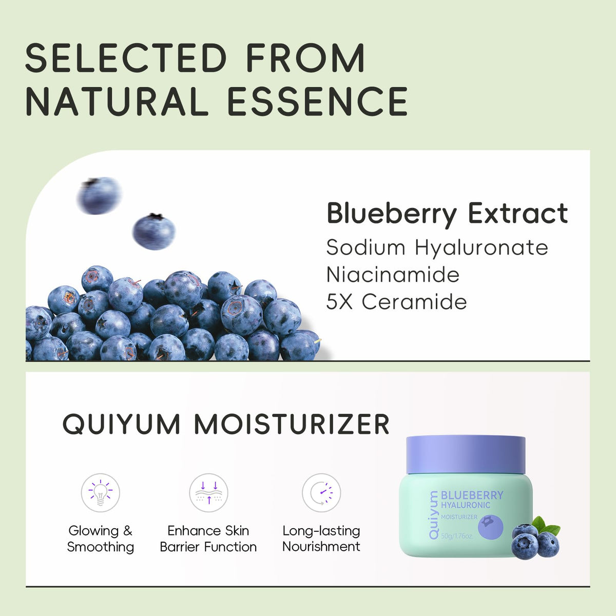 QUIYUM Fruit Skin Care Set, 5 Daily Skincare Routine for Women Teen Girl