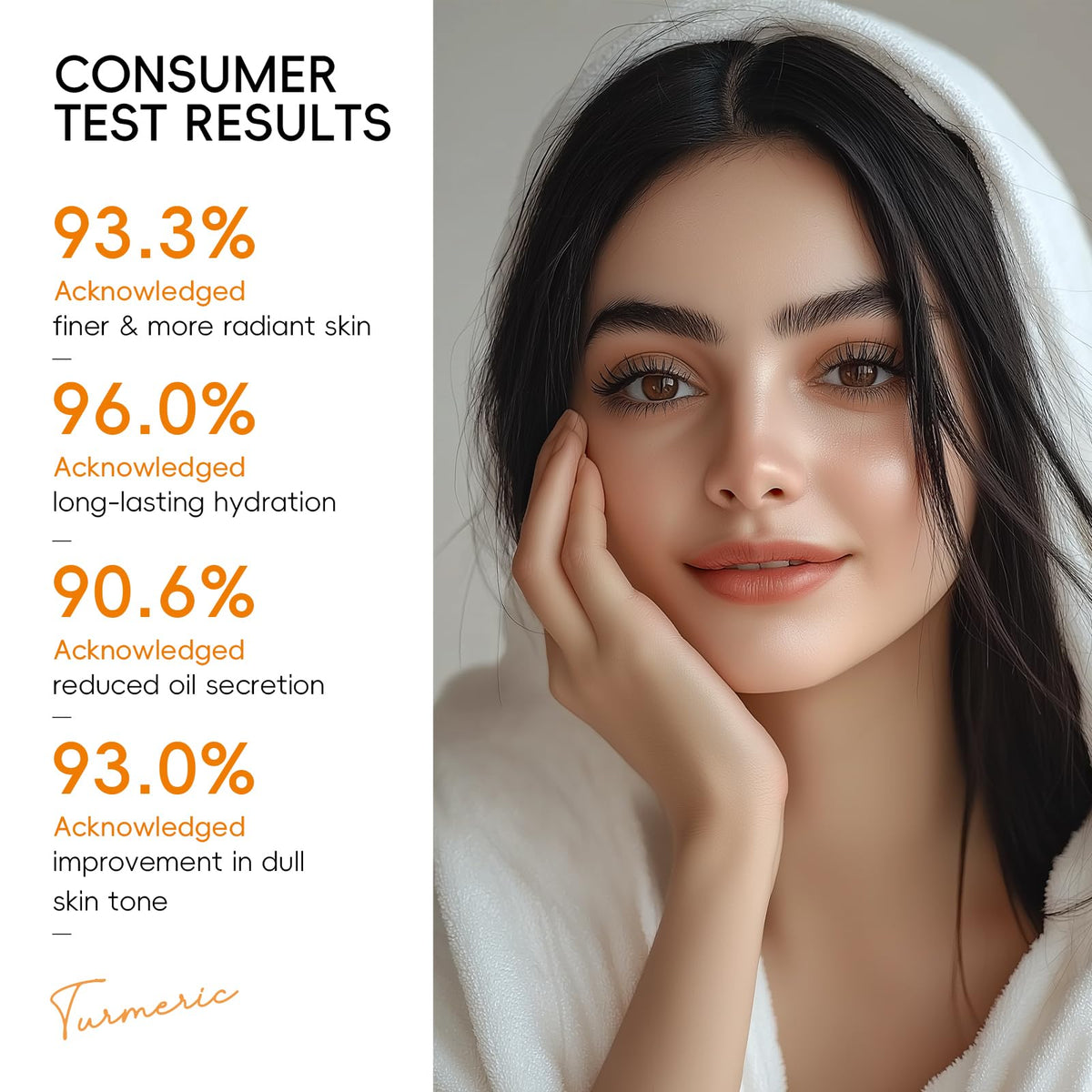 QUIYUM Turmeric Vit-C Skin Care Set, Beauty Gift Sets, Skincare for Women