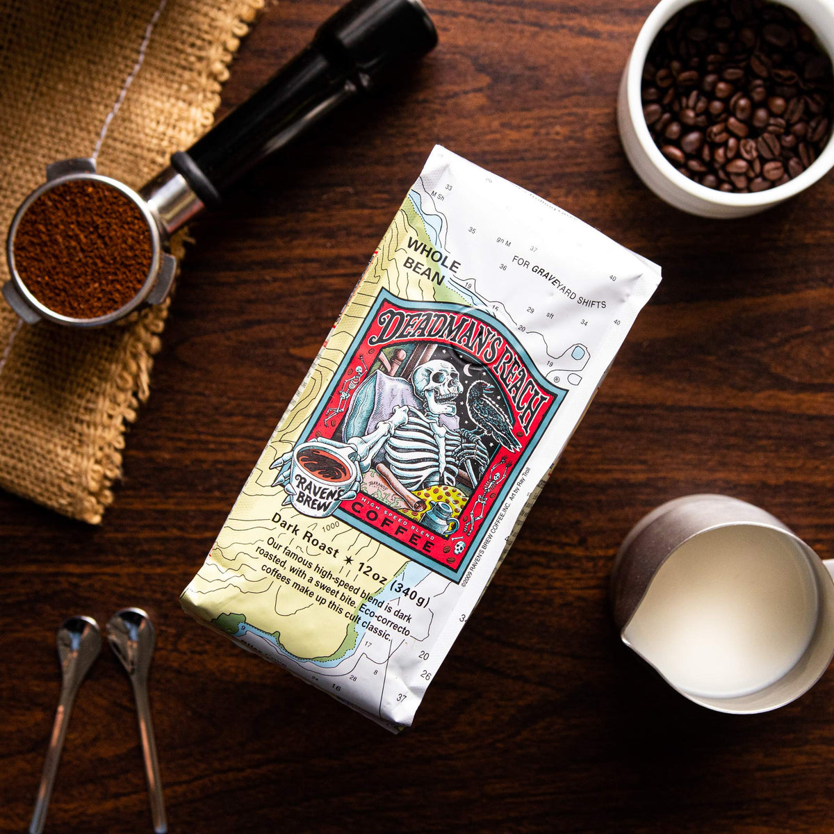 Raven's Brew Whole Bean Coffee Variety Pack – 3 Flavors, 12oz Each