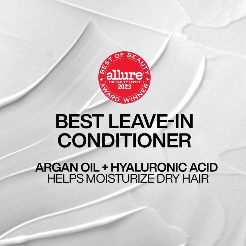 Redken All Soft Moisture Restore Leave-In Treatment | Hyaluronic Acid Primer| Hair Treatment for Dry and Brittle Hair | Humidity, Heat and Frizz Protection | For Soft and Smooth Hair | 1.0 Fl Oz