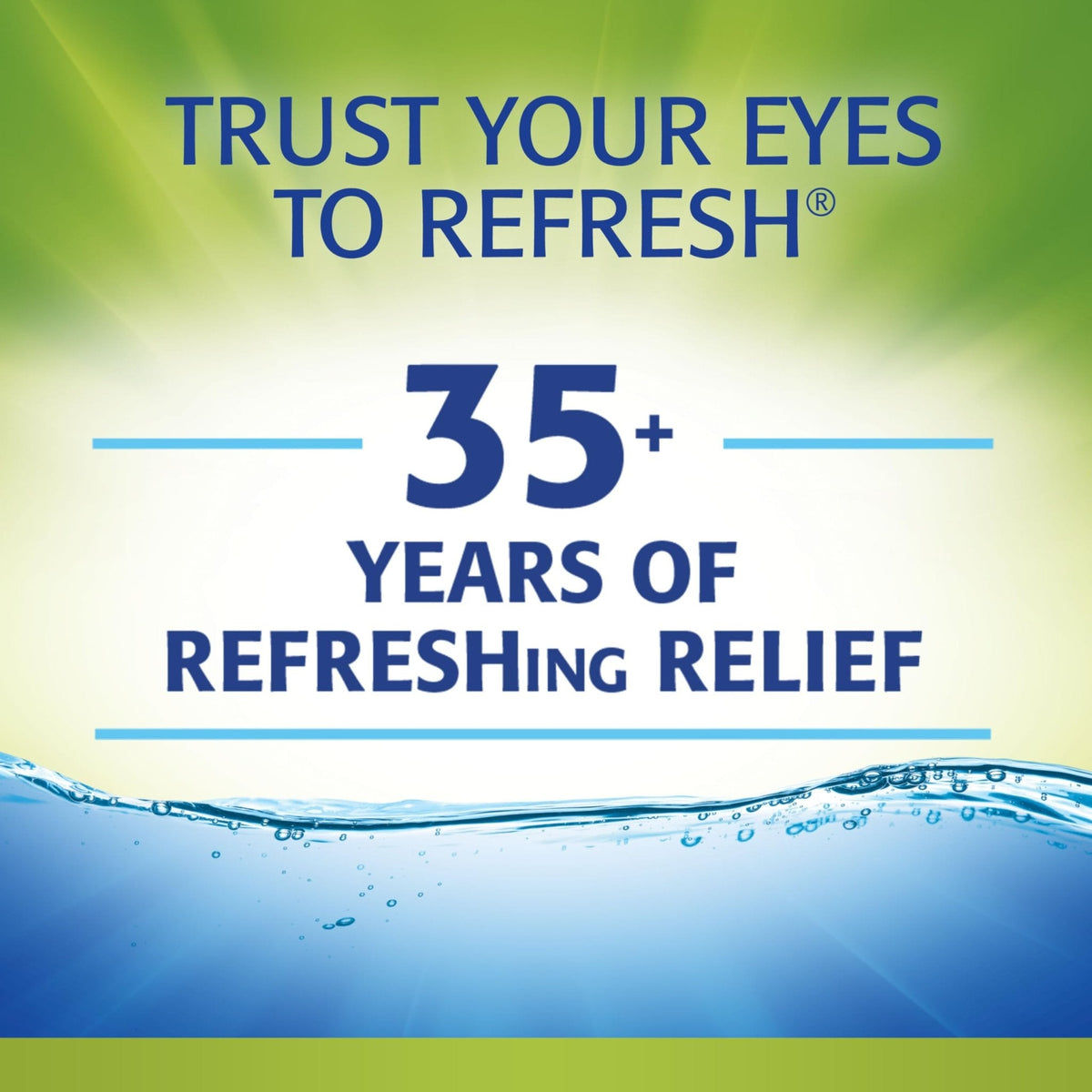 REFRESH RELIEVA Lubricant Eye Drops Artificial Tears, 0.33 fl oz (10 mL)