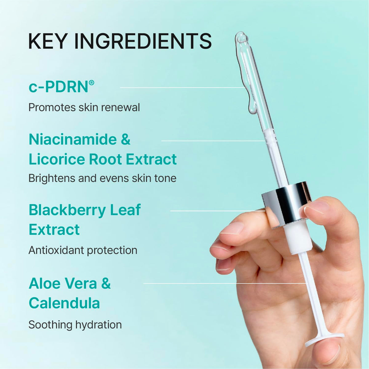 REJURAN Turnover Ampoule, c-PDRN® Face Serum, 1.01 fl oz