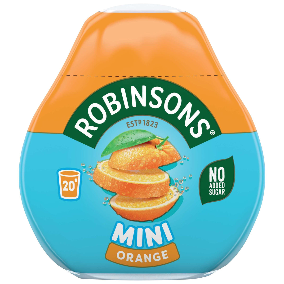 Robinsons Mini - No Added Sugar, Low Calorie Orange, 6 Count
