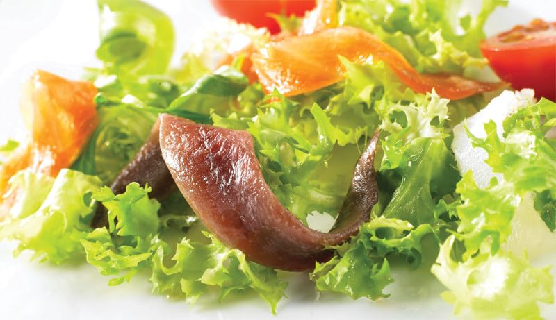 Roland Foods Flat Fillets of Anchovies in Olive Oil — 4.23 oz Jar (Pack of 6)