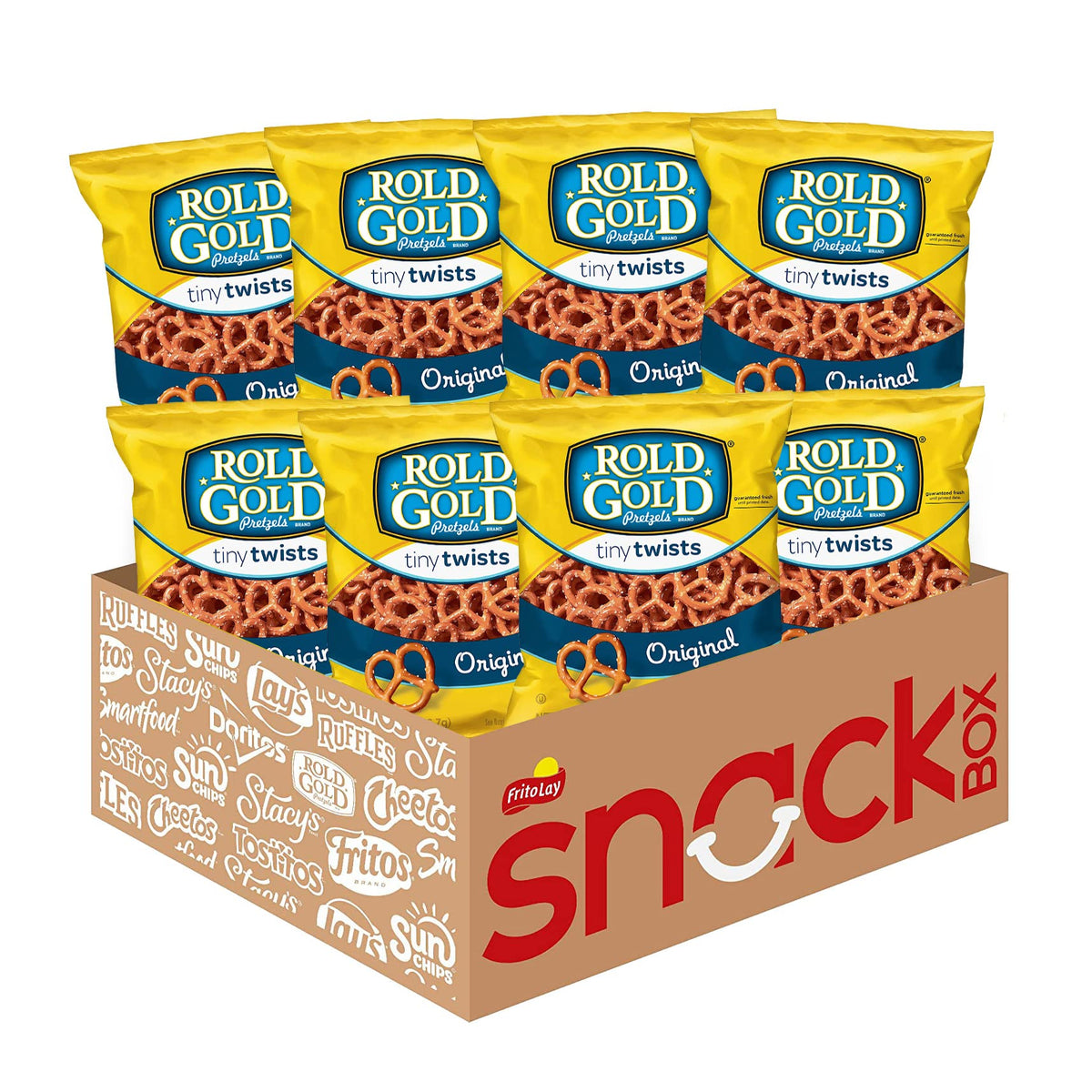 Rold Gold Tiny Twists Pretzels – 64 Pack, 2 oz Bags | Kosher OU
